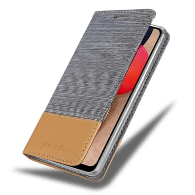 Samsung Galaxy A02s Plånboksfodral Skal (Grå)