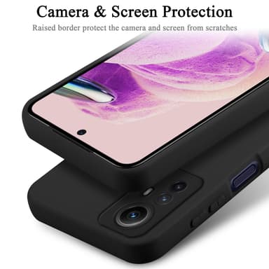 Redmi Note 12S Skal Fodral Case (Svart)
