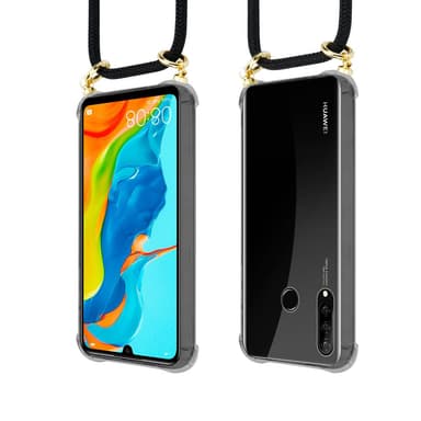 Huawei P30 LITE Skal Fodral Kedja (Svart)