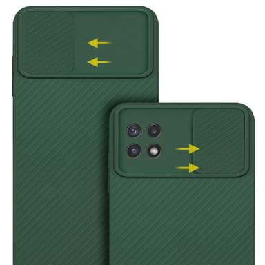 Skal Samsung Galaxy A22 5G Fodral Case (Grön)