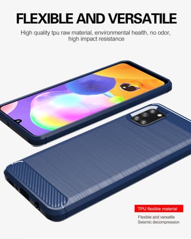 Samsung Galaxy A31 Skal Fodral Case (Blå)