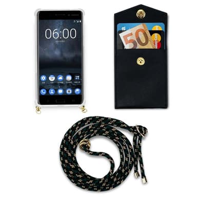 Nokia 5 2017 Skal Fodral Kedja (Brun)