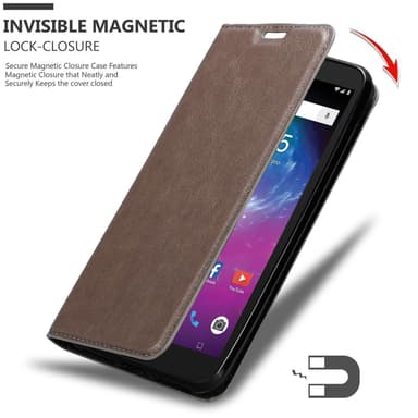 ZTE Blade L8 Skal Fodral Case (Brun)
