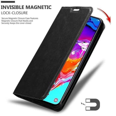 Samsung Galaxy A70 / A70s Skal Fodral Case (Svart)