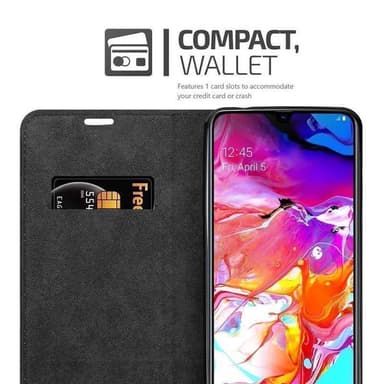 Samsung Galaxy A70 / A70s Skal Fodral Case (Svart)