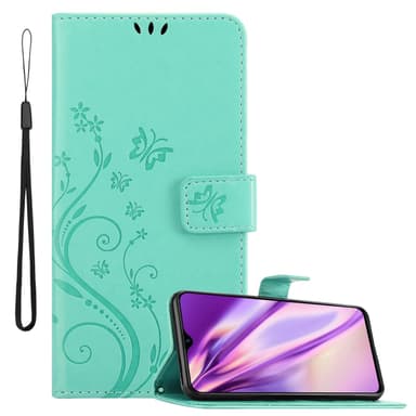 Realme 5 PRO / Realme Q Plånboksfodral Skal (Turkos)