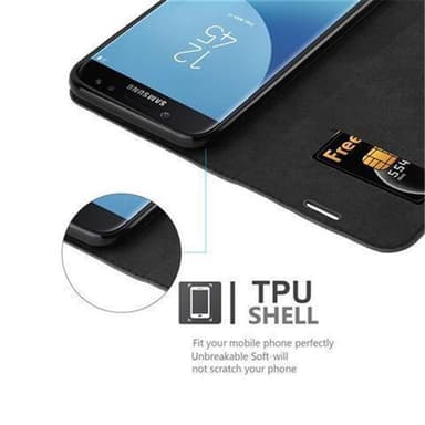 Samsung Galaxy J7 2017 Skal Fodral Case (Svart)