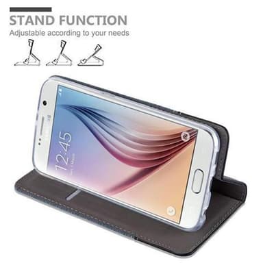 Samsung Galaxy S6 Plånboksfodral Skal (Blå)