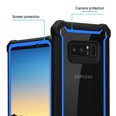 Samsung Galaxy NOTE 8 Skal Fodral Case (Svart)