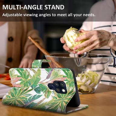 Huawei MATE 20 Plånboksfodral Skal (Grön)
