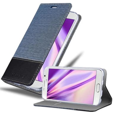 Samsung Galaxy S6 Plånboksfodral Skal (Blå)