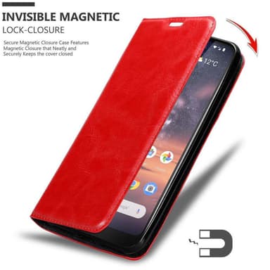 Nokia 3.2 Skal Fodral Case (Röd)