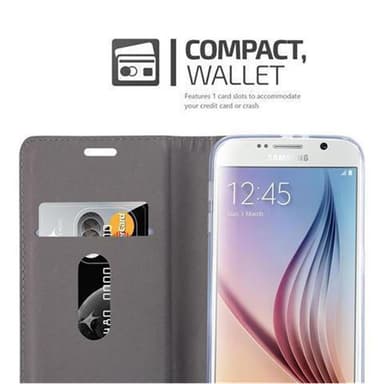 Samsung Galaxy S6 Plånboksfodral Skal (Blå)