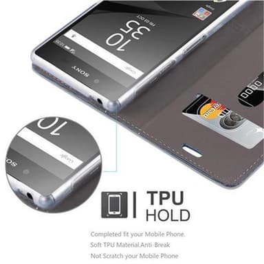 Sony Xperia Z5 Plånboksfodral Skal (Blå)