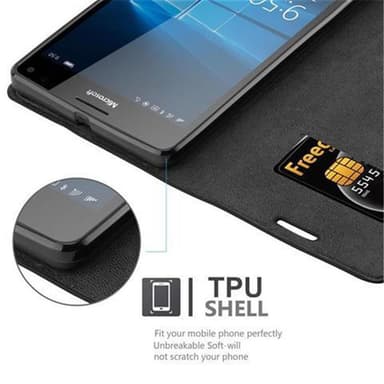 Nokia Lumia 950 XL Skal Fodral Case (Svart)