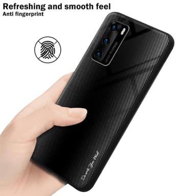 Huawei P40 Skal Fodral Case (Svart)