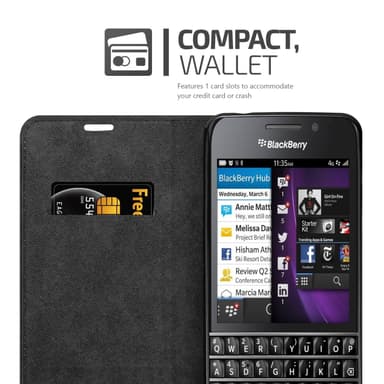 Blackberry Q10 Skal Fodral Case (Brun)