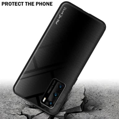 Huawei P40 Skal Fodral Case (Svart)