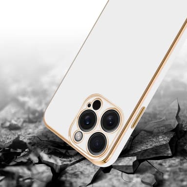 iPhone 15 PRO Skal Fodral Case (Vit)