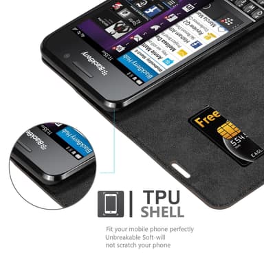 Blackberry Q10 Skal Fodral Case (Brun)