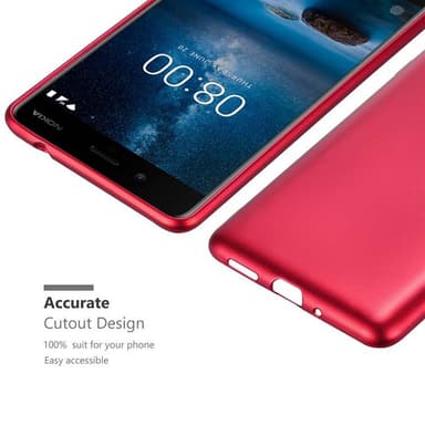 Skal Nokia 8 2017 Fodral Case (Röd)
