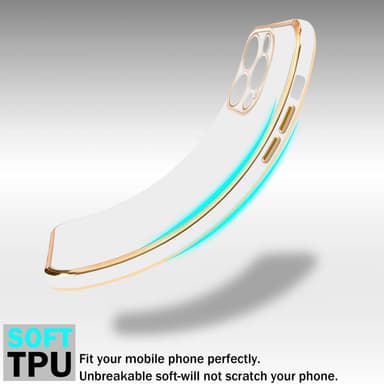 iPhone 15 PRO Skal Fodral Case (Vit)