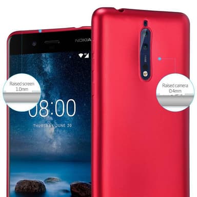 Skal Nokia 8 2017 Fodral Case (Röd)
