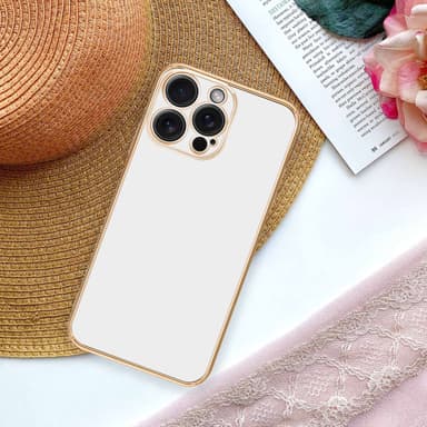 iPhone 15 PRO Skal Fodral Case (Vit)
