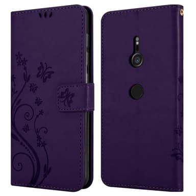 Sony Xperia XZ3 Plånboksfodral Skal (Lila)