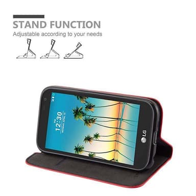 LG K3 2017 Skal Fodral Case (Röd)