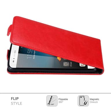 ZTE Blade A612 Flipfodral Skal (Röd)