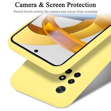 Xiaomi POCO M4 PRO 5G Skal Fodral Case (Gul)