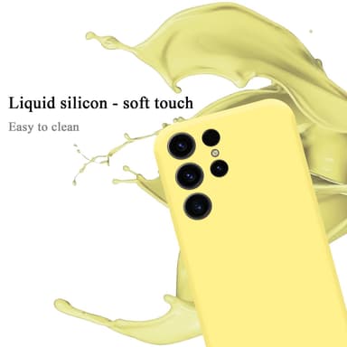 Samsung Galaxy S23 ULTRA Skal Fodral Case (Gul)
