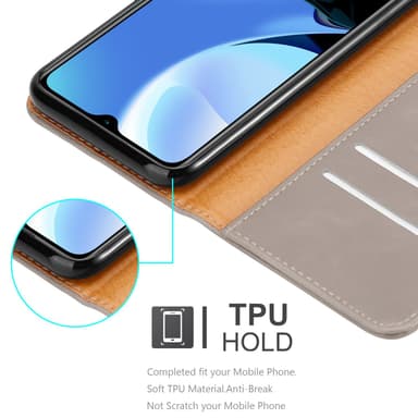 Xiaomi RedMi 9T / POCO M3 Plånboksfodral Skal (Brun)
