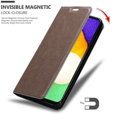 Samsung Galaxy A13 5G Skal Fodral Case (Brun)