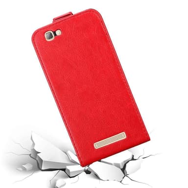 ZTE Blade A612 Flipfodral Skal (Röd)