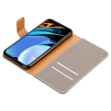 Xiaomi RedMi 9T / POCO M3 Plånboksfodral Skal (Brun)