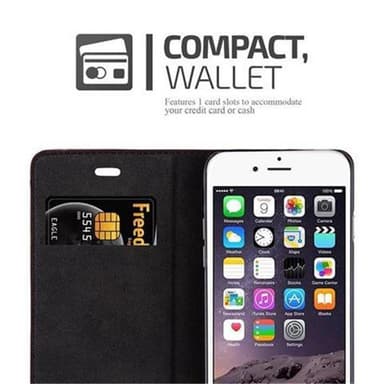 iPhone 6 / 6S Skal Fodral Case (Röd)