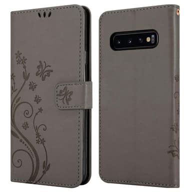 Samsung Galaxy S10 4G Plånboksfodral Skal (Grå)