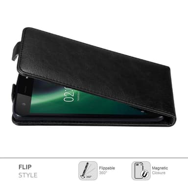 Nokia 2 2017 Flipfodral Skal (Svart)