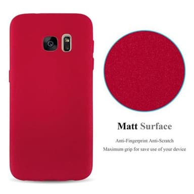 Skal Samsung Galaxy S7 Fodral Case (Röd)