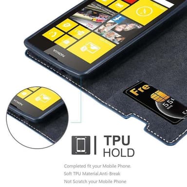 Nokia Lumia 520 / 521 Skal Fodral Case (Blå)
