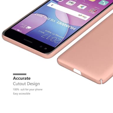 Huawei Y6 PRO 2017 Skal Fodral Case (Rosa)