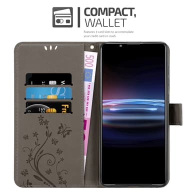 Sony Xperia PRO-I Plånboksfodral Skal (Grå)