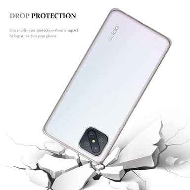 Oppo Reno4 Z Skal Fodral Case (Transparent)