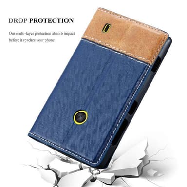 Nokia Lumia 520 / 521 Skal Fodral Case (Blå)