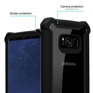 Samsung Galaxy S8 PLUS Skal Fodral Case (Svart)