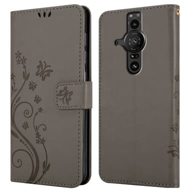 Sony Xperia PRO-I Plånboksfodral Skal (Grå)