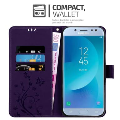 Samsung Galaxy J5 2017 Plånboksfodral Skal (Lila)