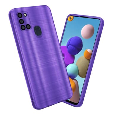 Samsung Galaxy A21s Skal Fodral Case (Lila)